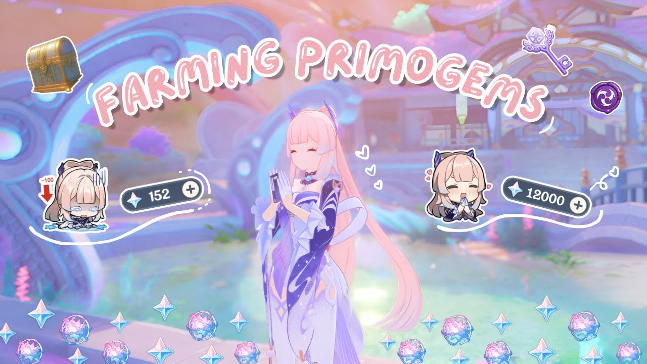 7 days of farming primogems for kokomi! *F2P* ⋆˚𝜗𝜚˚⋆ | cozy genshin gameplay ⋆˚꩜｡