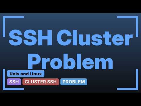 Unix & Linux: clusterssh: pass ssh options