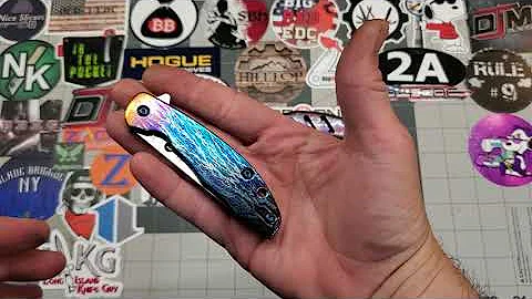 Knife mods!!! Titanium anodizing work!!!