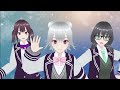 小春六花、夏色花梨、花隈千冬、二次創作3Dモデル予告 #Tokyo6