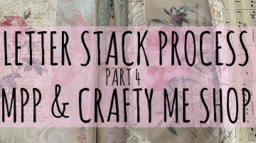Letter Stack | Part 4 | My Porch Prints | Crafty Me Shop