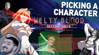 Sajam Learns Melty Blood | Step 1: Trying Out Characters
