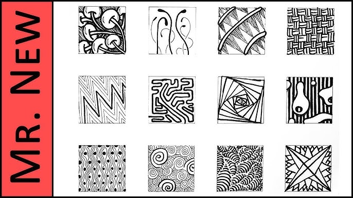 Zentangle Tiles - Square White, Do More Art with Zentangle