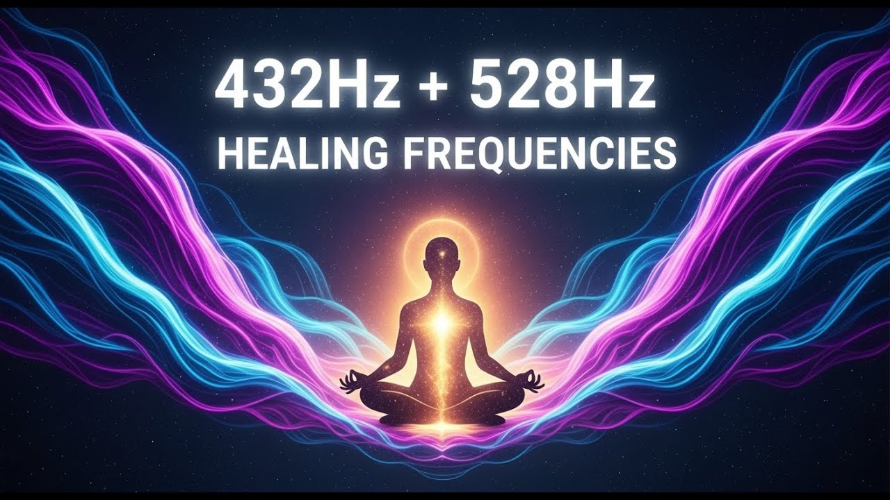 528Hz + 852Hz Zen Frequencies | Emotional Healing & Spiritual Awakening Music