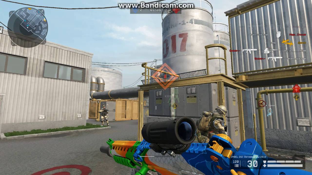 Warface. IMBEL IA 2 "Летние игры-2016" на карте Д17 в режиме "Подрыв".