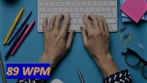 Typing is Hobby || Close to 90 WPM || Typing video.