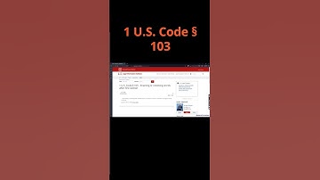 1 U.S. Code § 103 - Enacting or resolving words after first section #shorts #unitedstatescode