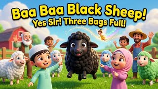 Baa Baa Black Sheep Muslim Version 🐑 | Islamic Kids Song &amp; Nursery Rhyme