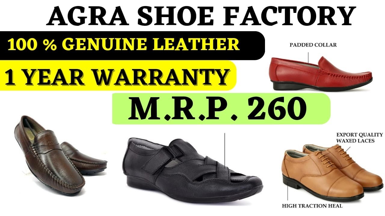 Just 260 whole price Agra leather shoes factory Men’s formal