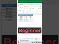 - Easy Excel Filter Hack  Shorts #ExcelTips #ExcelShorts #ProductivityHack #excelinterviewquestions