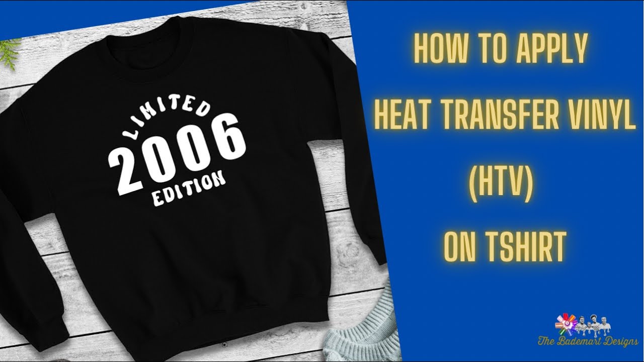 How to Apply Heat Transfer Vinyl to T-Shirts