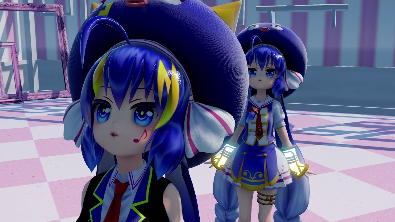 MMD 【はやくそれになりたい！】 QuadHD 公式音街ウナモデル