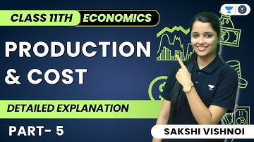 Production and Cost | Cost | Part 5 | Class 11 Microeconomics | Sakshi Vishnoi