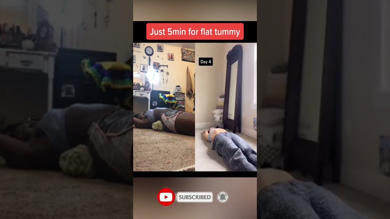 Japanese Abs Exercise Just 5 minutes for flat tummy 