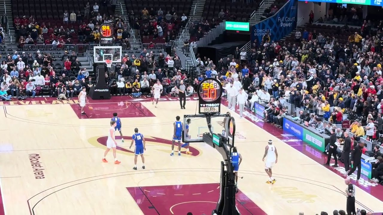 End of First Overtime Between the Mountaineers and the Buckeyes 