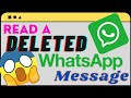 How To Read A Deleted WhatsApp Message