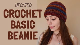 How to crochet a beanie | Updated tutorial