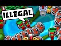 Meet my LATEGAME Strategy that should be ILLEGAL... (Bloons TD Battles)
