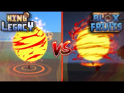 QUAL a MELHOR *KAGE KAGE* do ROBLOX ? BLOX FRUITS VS KING LEGACY !! 