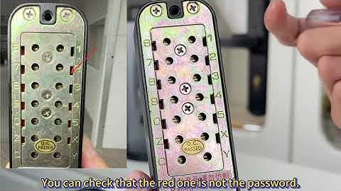 Mechanical password lock, setting password lock and other operation videos