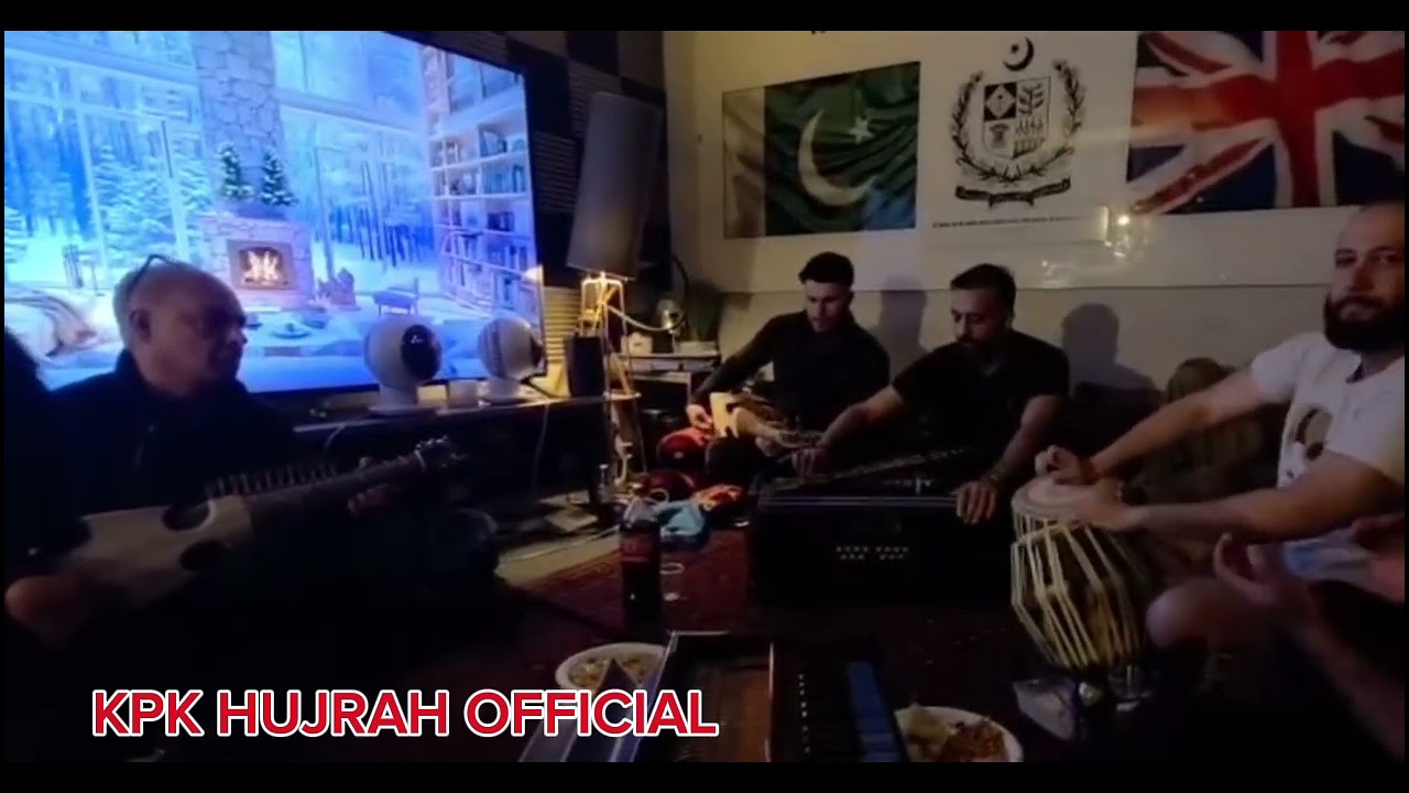 Pashto music mast  saaz. KPK HUJRAH BIRMINGHAM UK.  Kotli kalan salary khana
