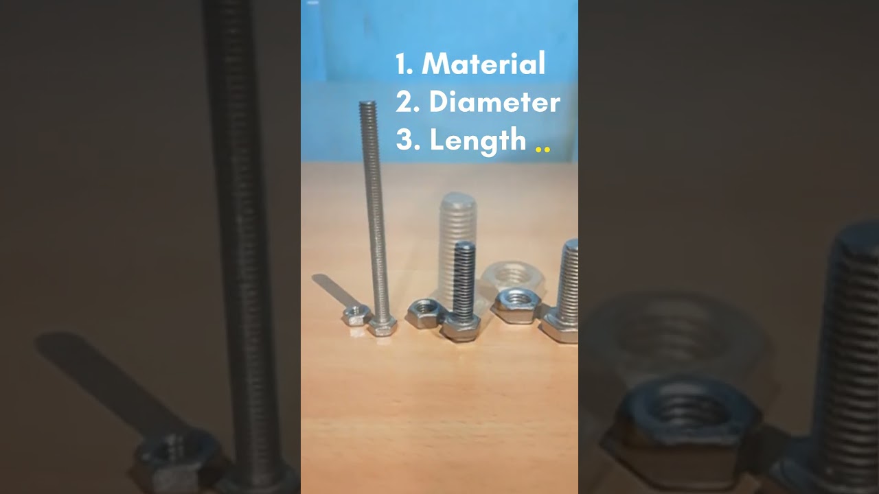 How to measure a Bolt ? M6 M8 M10 M12...
