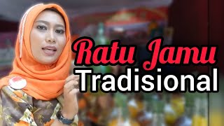 Penjual Cantik Ini Menjelaskan Kasiat Dan Aneka Jamu Tradisional ; Nguter Sukoharjo