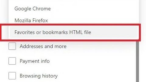 How To Import Bookmarks Microsoft Edge