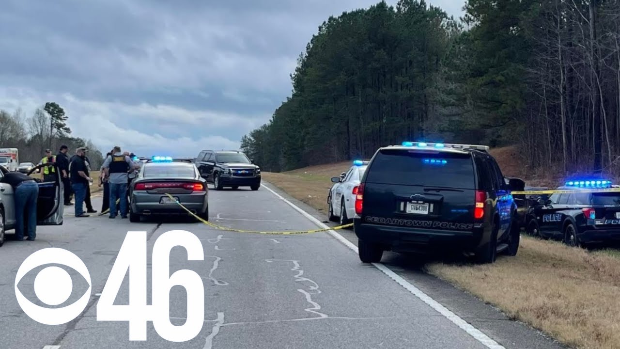Driver shot after police chase - YouTube
