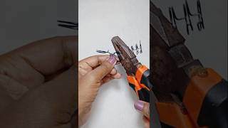 How to make Yarn tension ring at home / You can try this 💍 #crochet #knitting #shorts