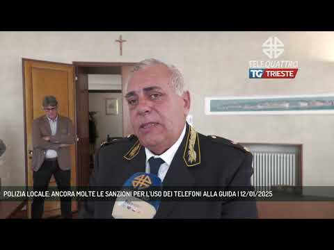 POLIZIA LOCALE: ANCORA MOLTE LE SANZIONI PER L'USO DEI TELEFONI ALLA GUIDA | 12/01/2025