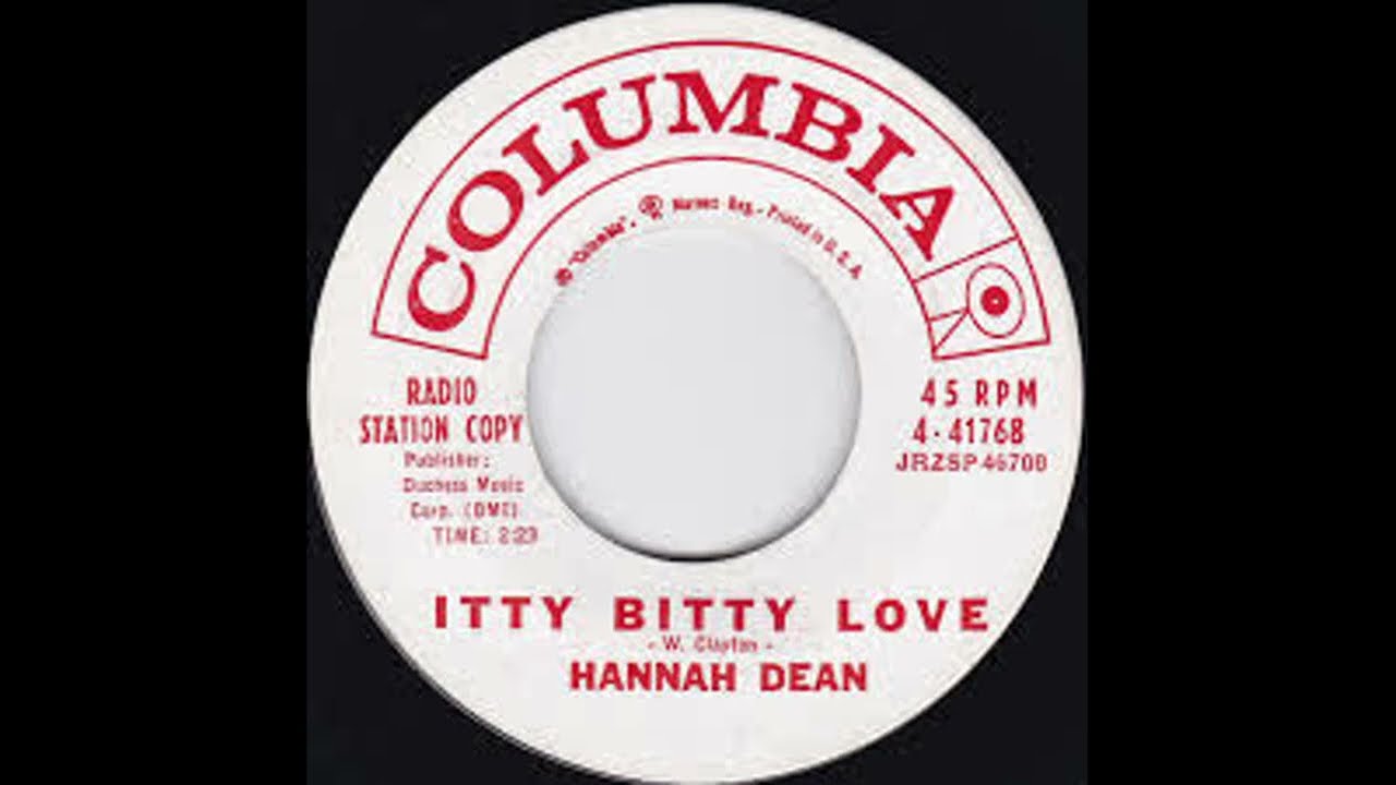 Hannah Dean - Itty Bitty Love - 1960