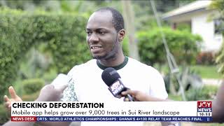 Mobile app helps grow over 9,000 trees in Sui River landscape - Business Desk on JoyNews screenshot 4