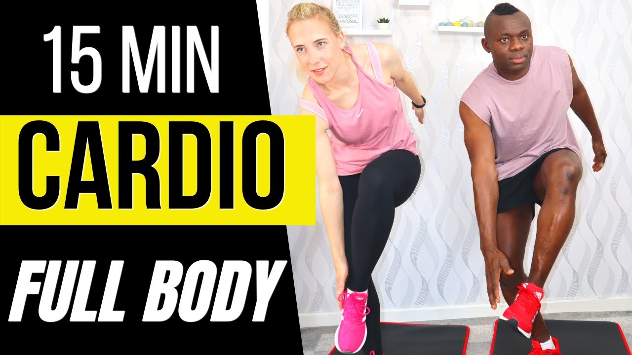 15 Minute Full Body Cardio HIIT Workout at Home No Equipment YouTube