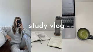 Productive Day In My Life As A Law Student - Study Vlog Law School Finals Sqe2