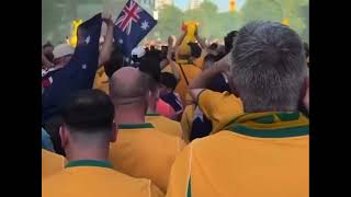 Australian World Cup fans were caught chanting: