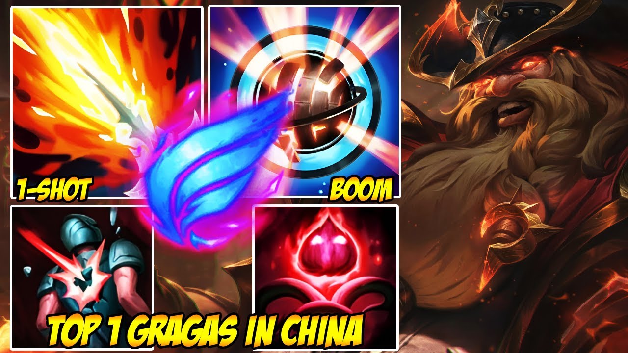 WILD RIFT CHINA TOP 1 GRAGAS - WHEN EVERY BARREL HITS LIKE A TRUCK