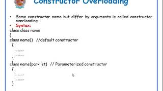 JAVA Lecture 8----Constructor Overloading