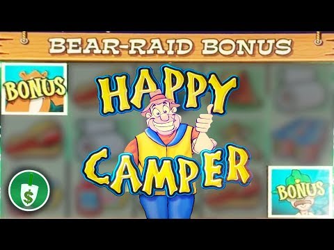 Happy Camper slot machine, Bear Raid Bonus