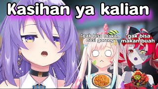 Moona merasa kasihan sama Ollie & Iofi soalnya melewatkan kelezatan nasi & buah-buahan 😭