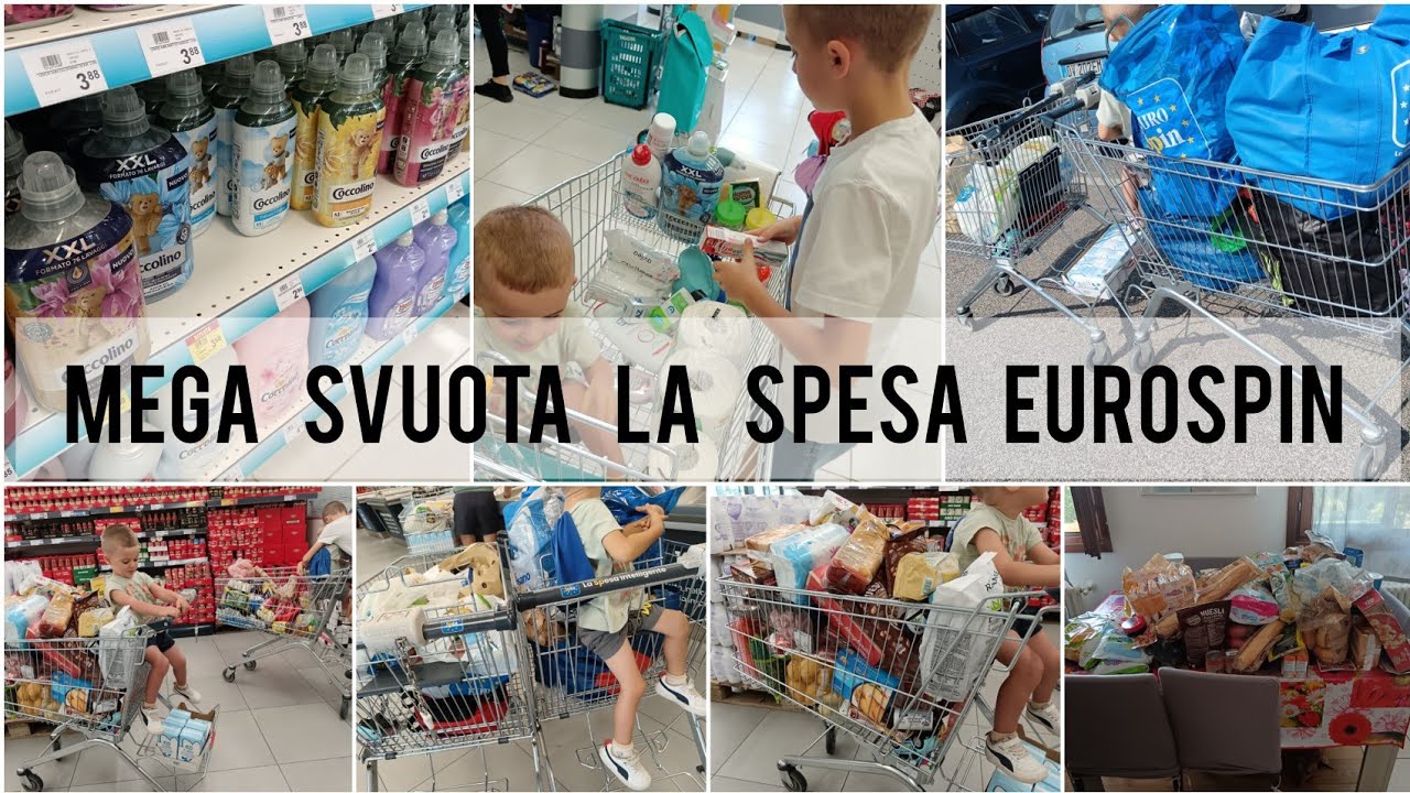 MEGA SVUOTA LA SPESA XXL TIGOTA E EUROSPIN 280€