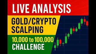 07 August “LIVE Forex Scalping | 10,000 Account | Gold & Crypto Analysis | High Volatility Trading”