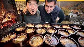 Сумасшедшая вечеринка с тушеным мясом ягненка 🇦🇿 потрясающий тур по уличной еде в Шеки