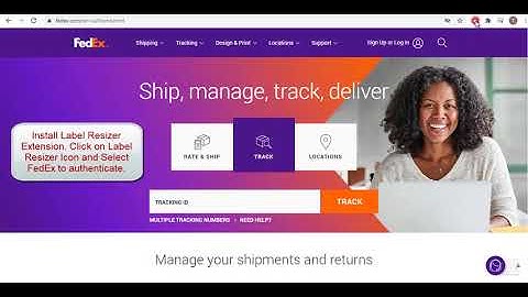 Resize FedEx Shipping Labels with Label Resizer Extension