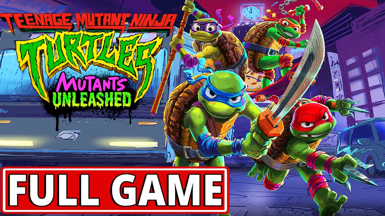 Teenage Mutant Ninja Turtles: Mutants Unleashed - FULL GAME walkthrough | Longplay