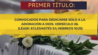 Estudio Bíblico Escuela Dominical IEP.  Domingo 19 DE ABRIL DE 2026