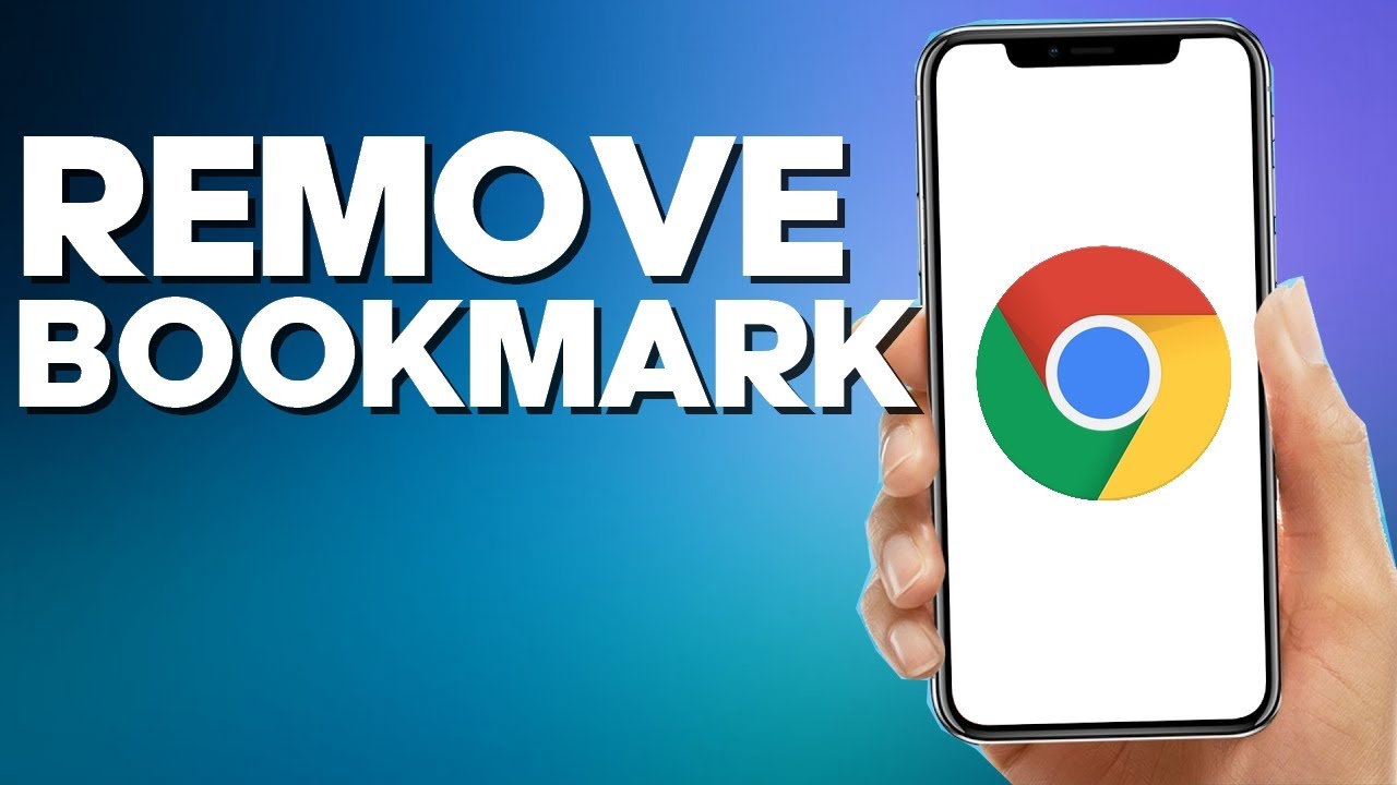 How to Remove a Bookmark on Google Chrome Mobile - YouTube