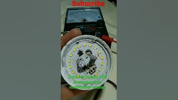 how to test LED lights using an analog multitester#shorts #how