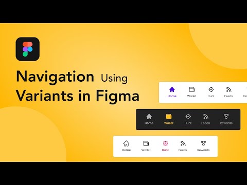 How to create Navigation bar in Figma using Variants
