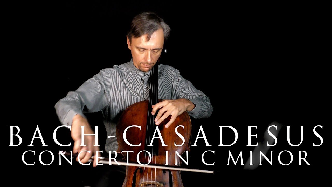 J.C. Bach / H.Casadesus Concerto in C minor for cello Mov.I Practice